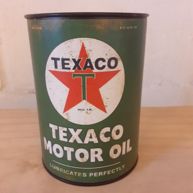LATA VERDE TEXACO MOTOR OIL