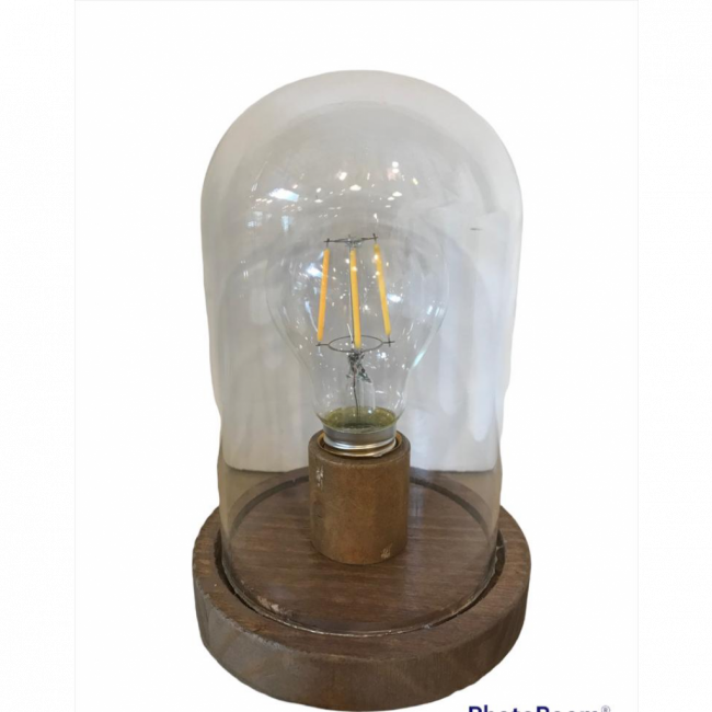 Luminária Cúpula com lâmpada (Pilhas não inclusas)