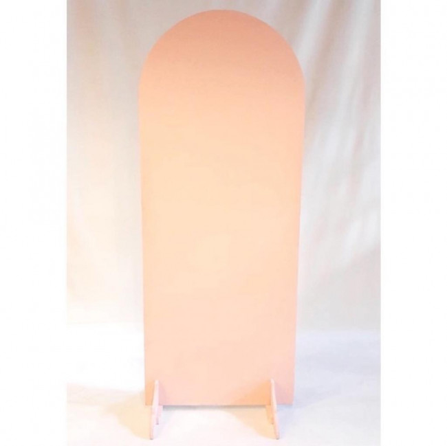 PAINEL OVAL DUPLA FACE ROSA | BRANCO