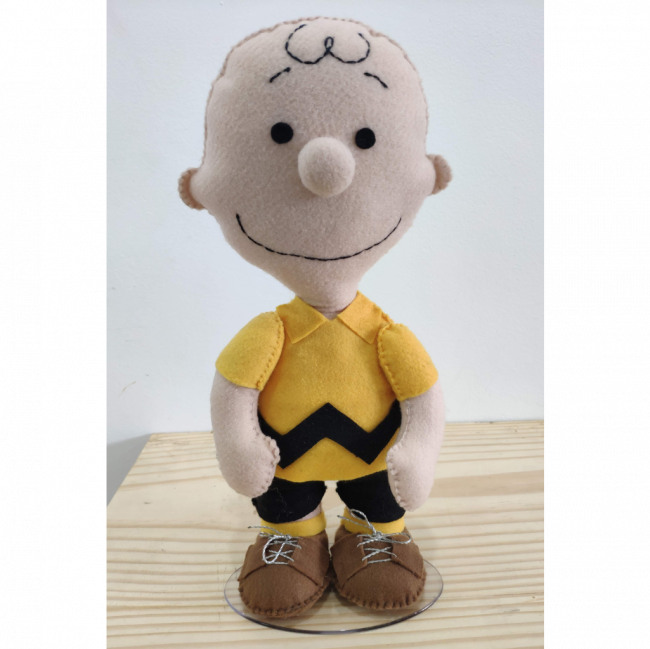 Boneco Charlie Brown de Feltro (Snoopy)