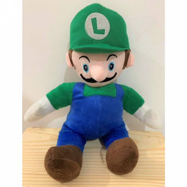 Boneco Luigi M (Mario Bros)