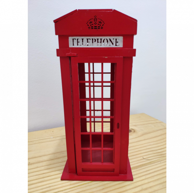 Cabine Telefone Londres de MDF