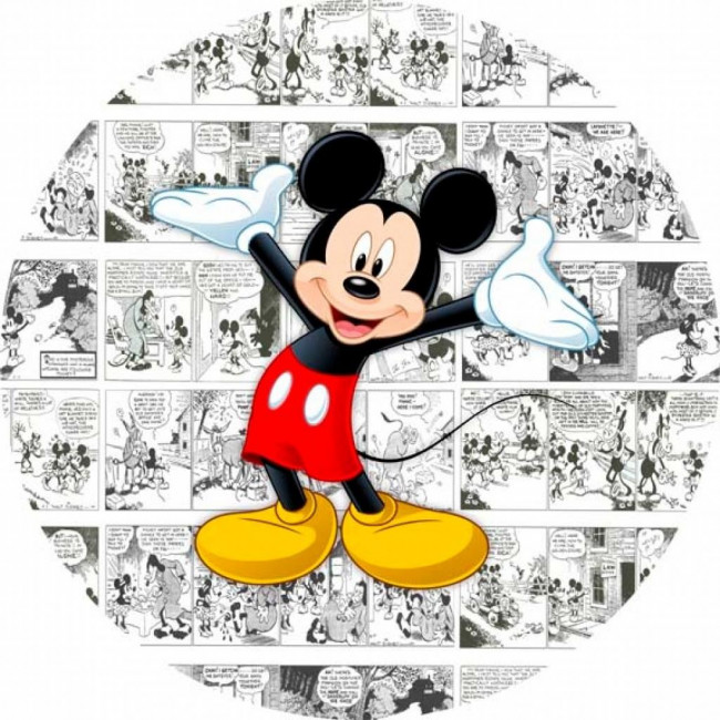 Capa Painel Redondo 1,5 - Mickey