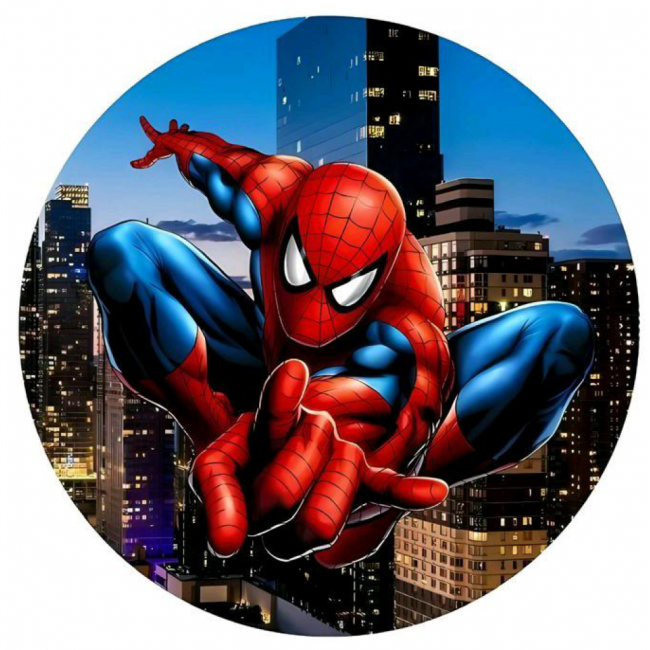 Capa Painel Redondo 1,5  Homem-Aranha