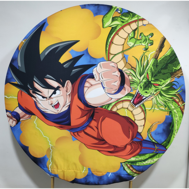 Capa Painel Redondo 1,5 Dragon Ball Z