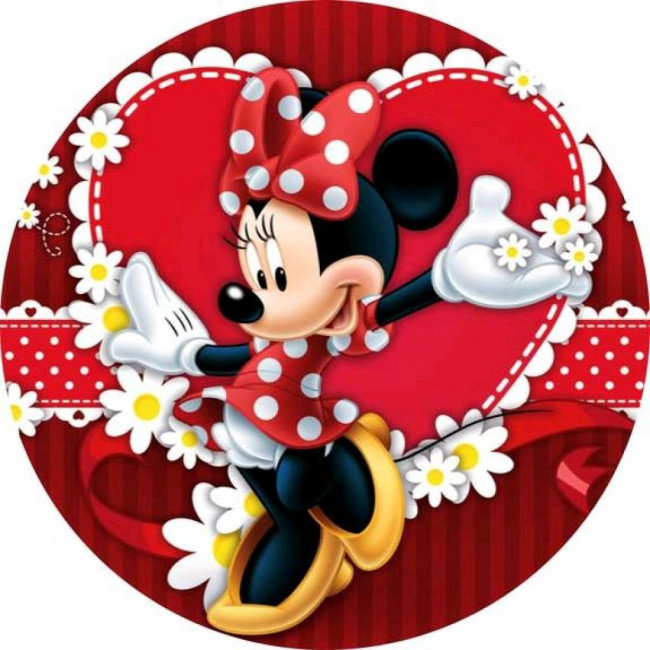 Capa Painel Redondo 1,5 Minnie