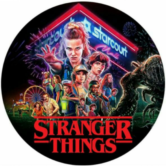 Capa Painel Redondo 1,5 Stranger Things