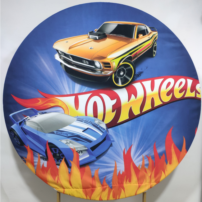 Capa Painel Redondo Hot wheels 1,50