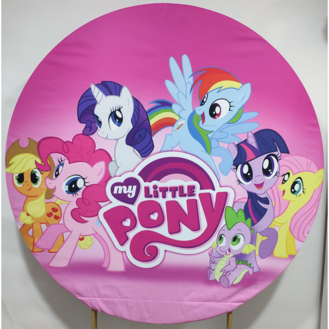 Capa Painel Redondo My Little Pony 1,50