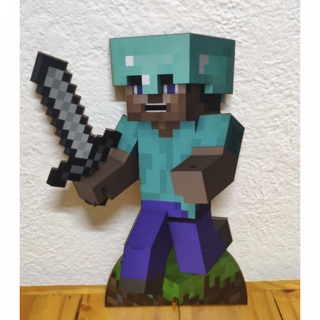 Display de Mesa - Minecraft