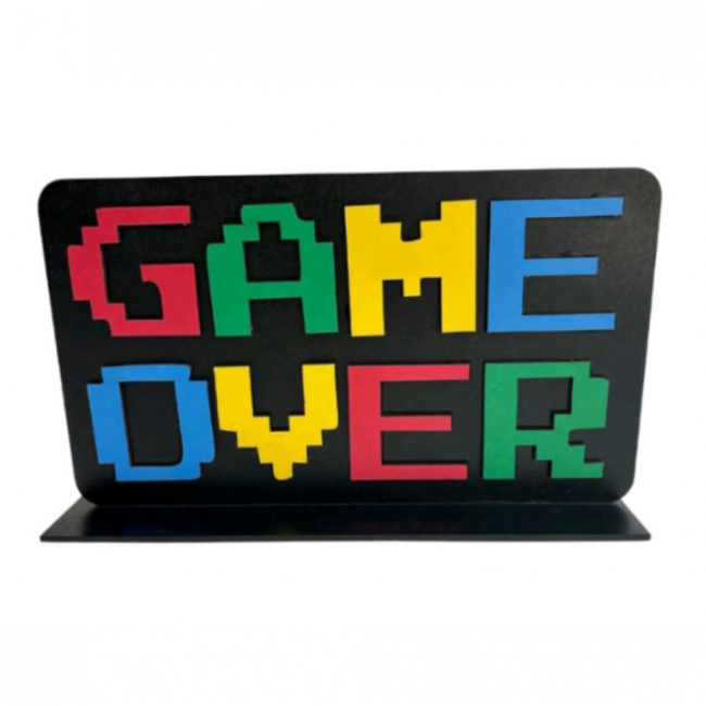 Display de Mesa Game Over MDF