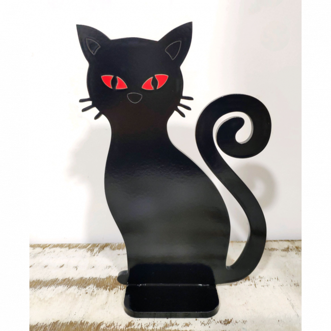 Display Gato Preto (Wandinha)