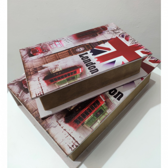 Dupla Livro Caixa Londres