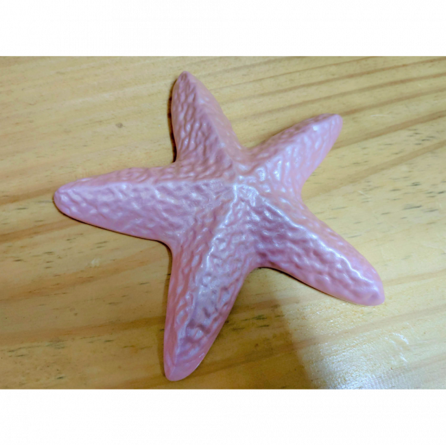 Estrela do Mar Rosa Perolada de Cerâmica