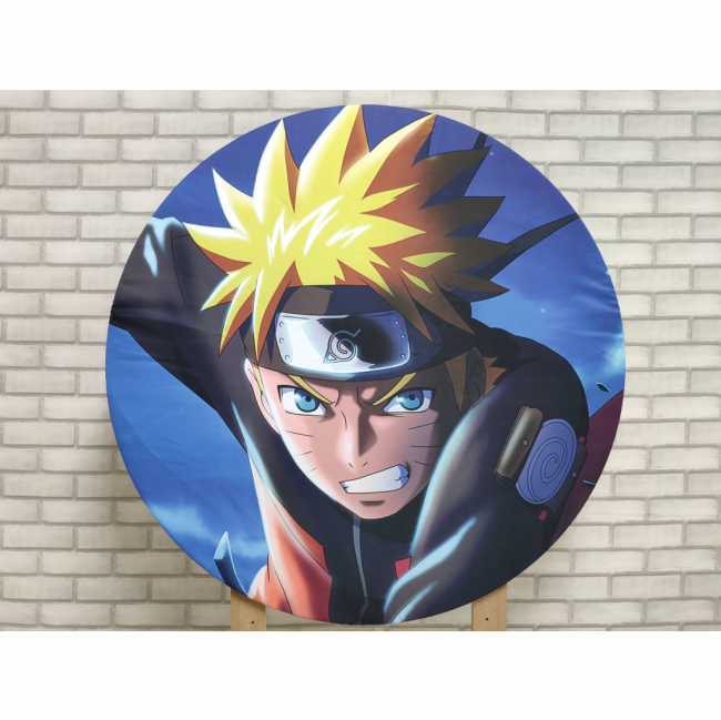 Capa Painel Redondo Naruto 90 cm