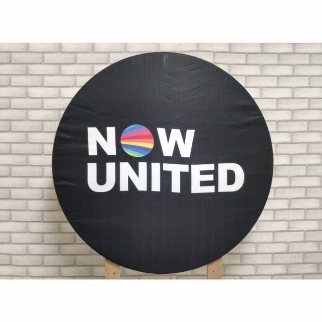 Capa Painel Redondo Now United 90 cm