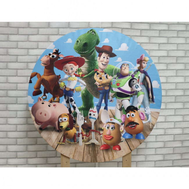 Capa Painel Redondo Toy Story 90 cm