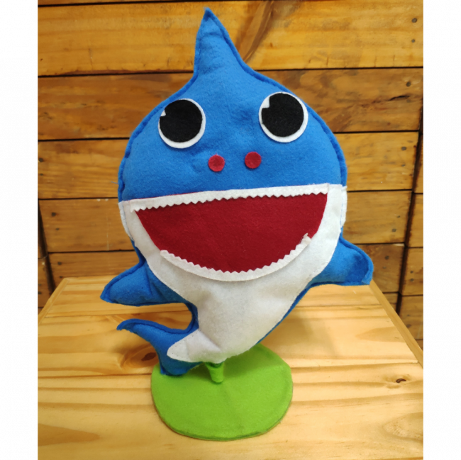 Papai Shark de Feltro (Baby Shark)