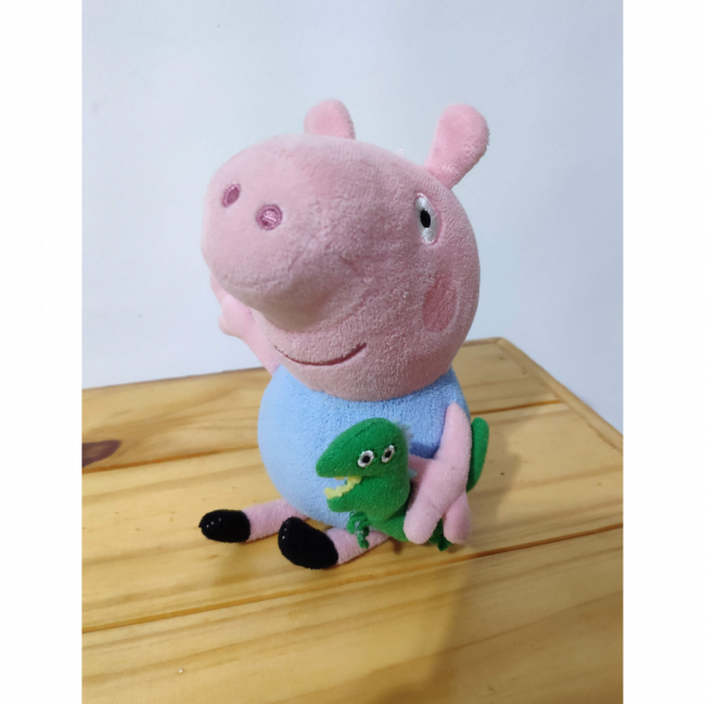 Pelúcia George Pig com Jacaré P (Peppa Pig)