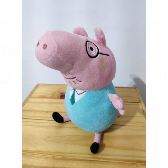 Pelúcia Papai Pig M (Peppa Pig)