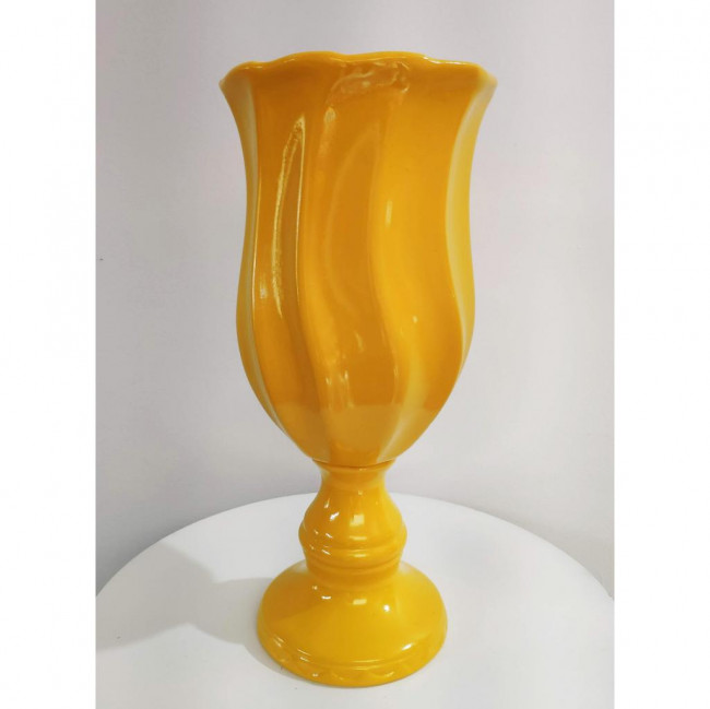 Vaso Amarelo Ondas G