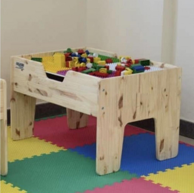 Mesa Infantil - Lego
