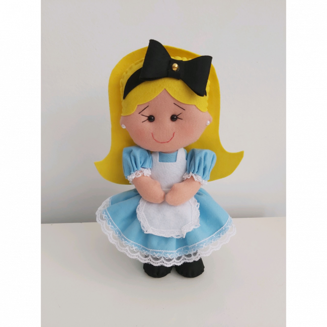 Alice no país das maravilhas  feltro