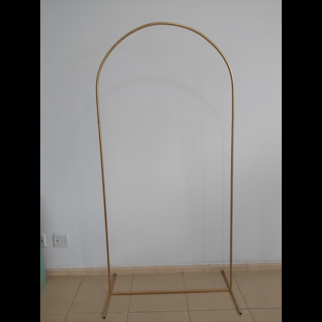 Arco romano dourado 2x1 desmontavel