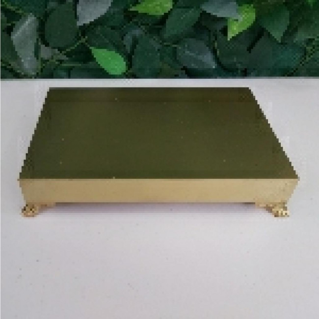 Bandeja mdf M dourado