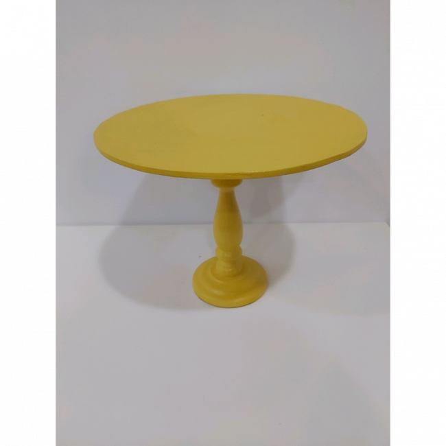 Boleira amarelo mdf G alto