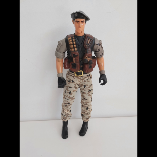 Boneco soldado exército 45cm