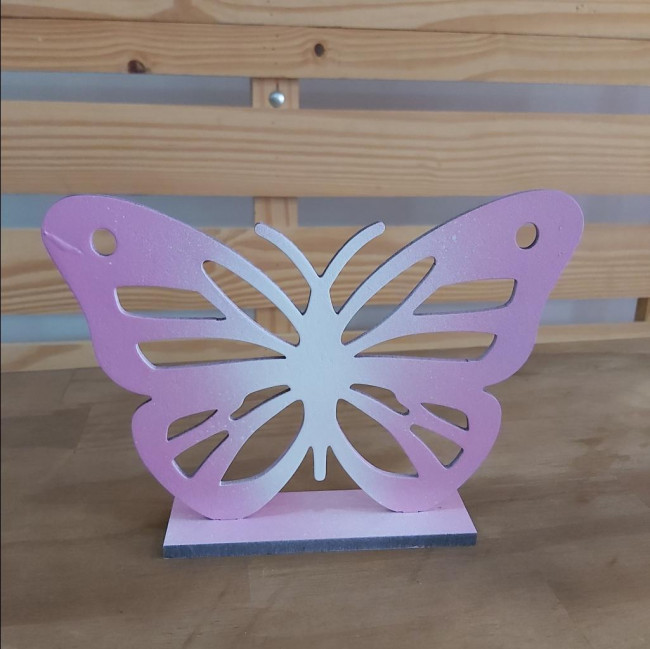 Borboleta mdf M rosa