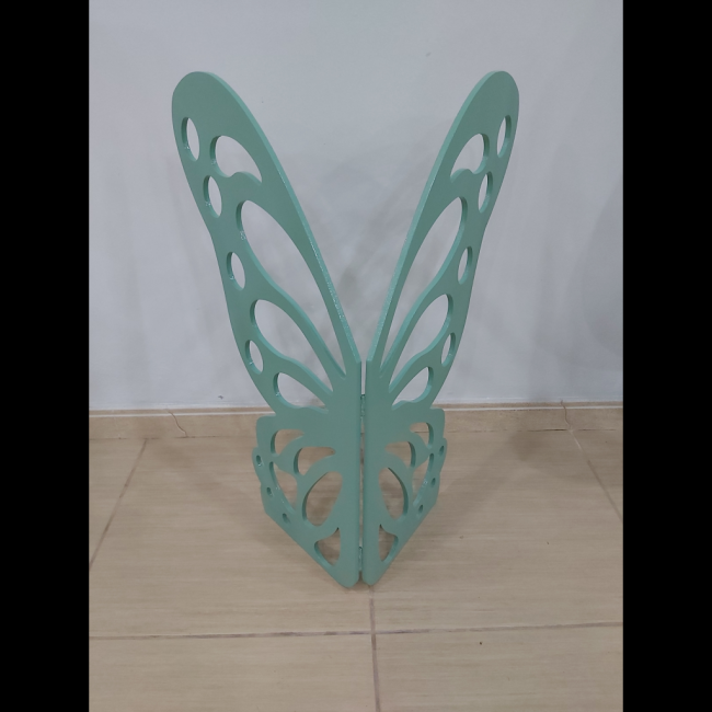 Borboleta MDF P Verde Eucalipto