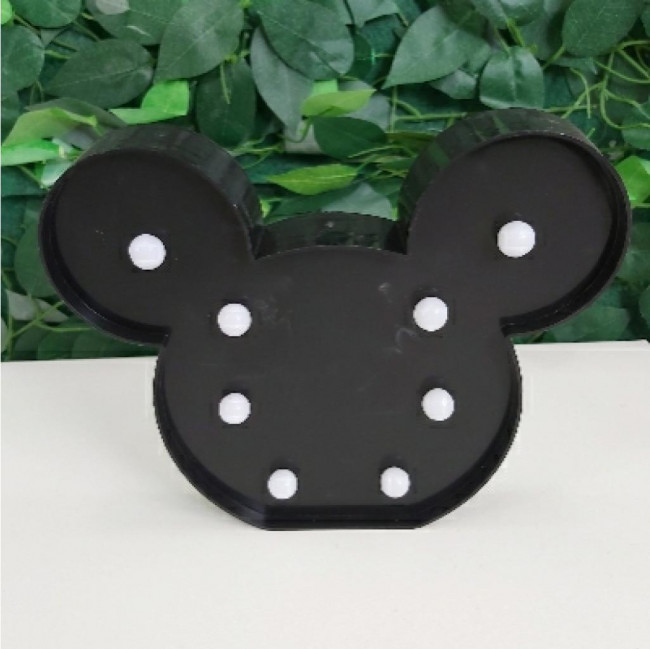 Cabeça Mickey led