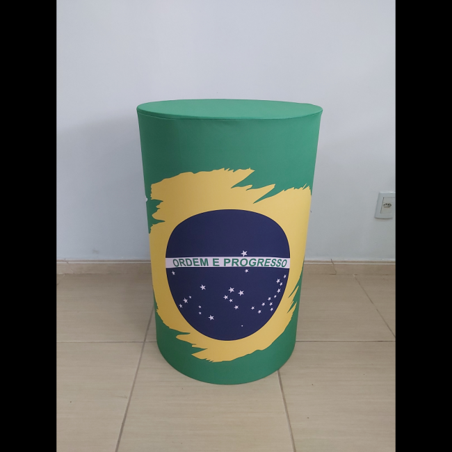 Capa cilindro G Bandeira Brasil