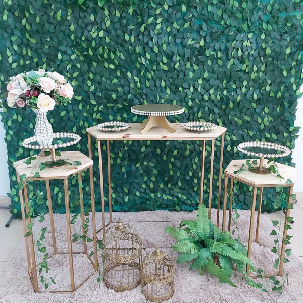 Decoração dourado