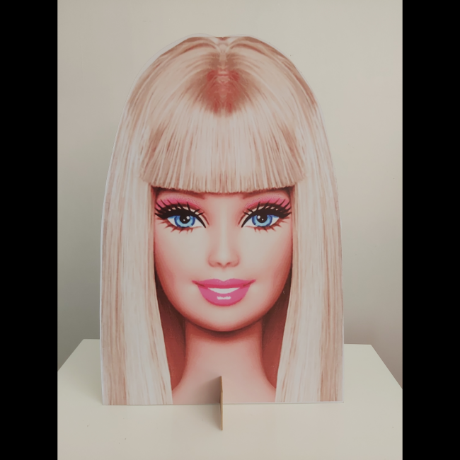 Display Barbie rosto grande