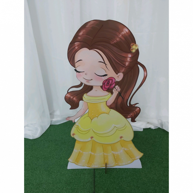 Display chão mdf princesa cute Bela