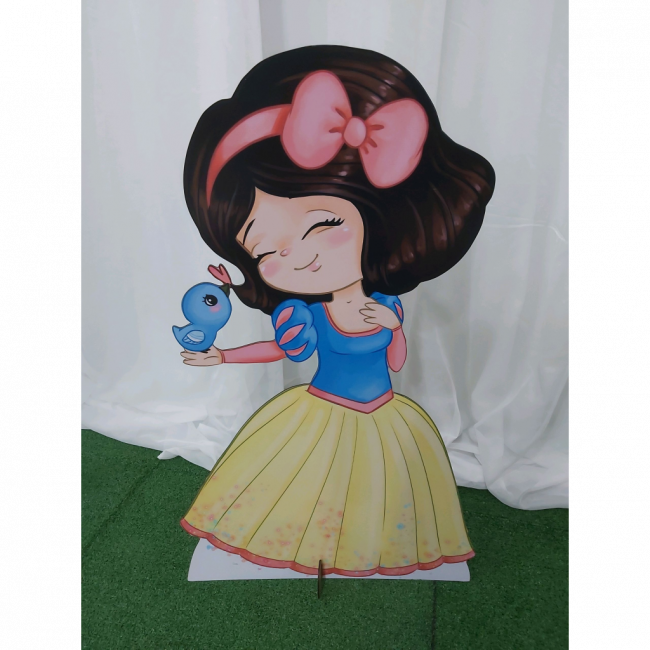 Display chão mdf princesa cute Branca de neve