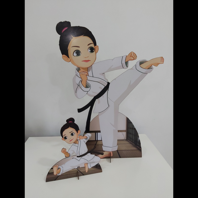 Display karate menina