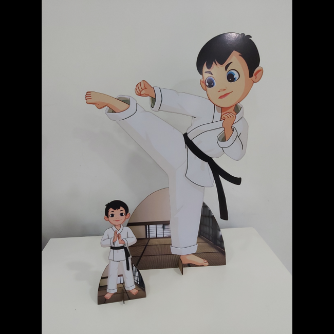 Display karate menino