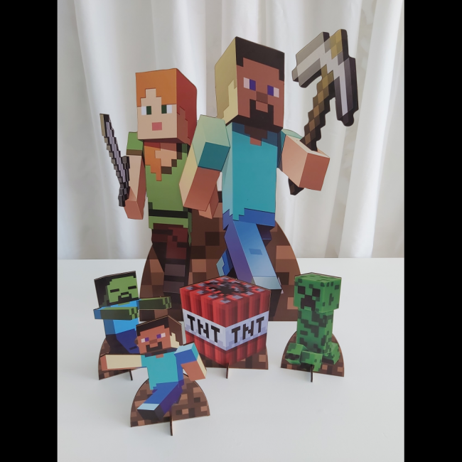 Display mdf Minecraft