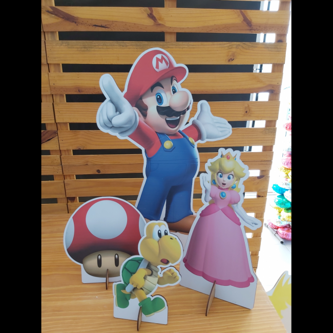 Display super Mario 4 peças