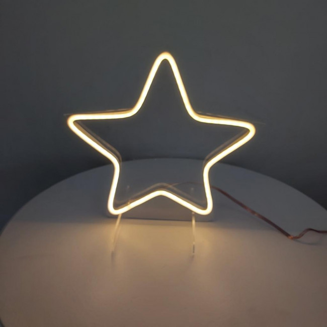 Estrela acrílico com Led