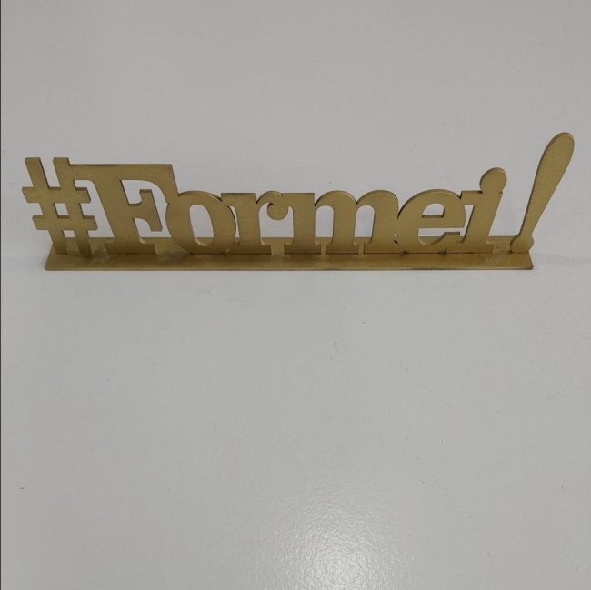 Formei mdf dourado