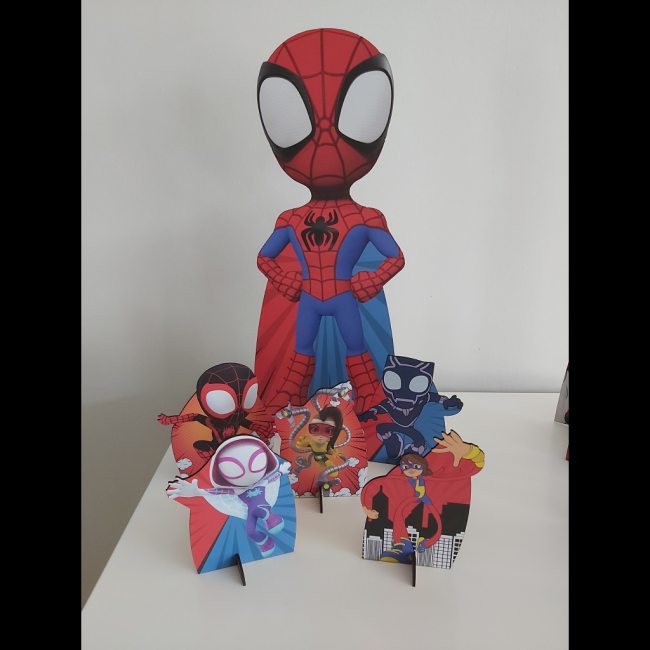 Kit display mdf Spidey e amigos 1