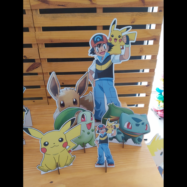 Kit display Pokemon 1   6 peças