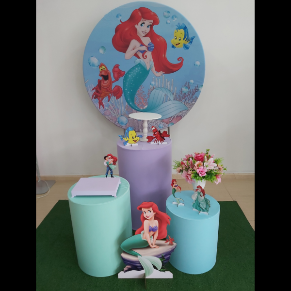 A pequena Sereia Ariel Kit Festô