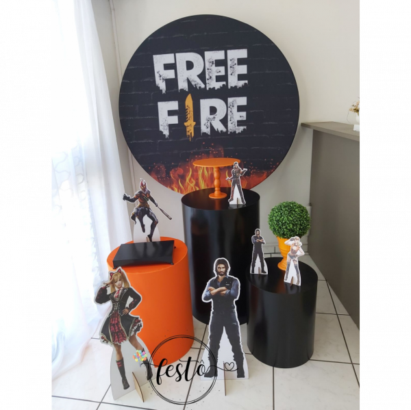 Kit festa em casa - Free Fire menino e menina kit 1