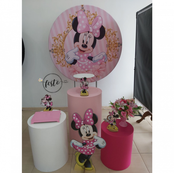 Minnie Rosa Kit Festô